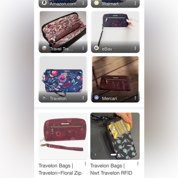 Travelon RFID Wallet, Floral, Never Used - Picture 11 of 11